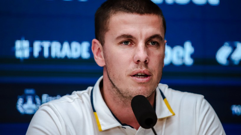 Marcelo Boeck, assessor executivo de futebol do Fortaleza, em entrevista coletiva