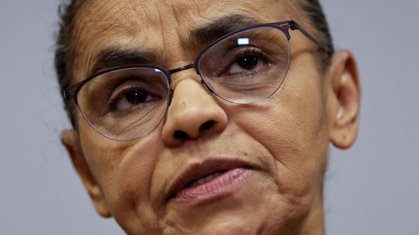 Brazil's Environment Minister Marina Silva speaks during news conference in Brasilia, Brazil April 20, 2023. REUTERS/Ueslei Marcelino