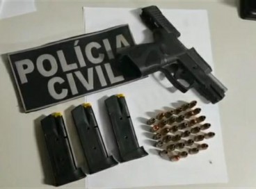 Prisão de CAC e apreensão de arma de fogo  