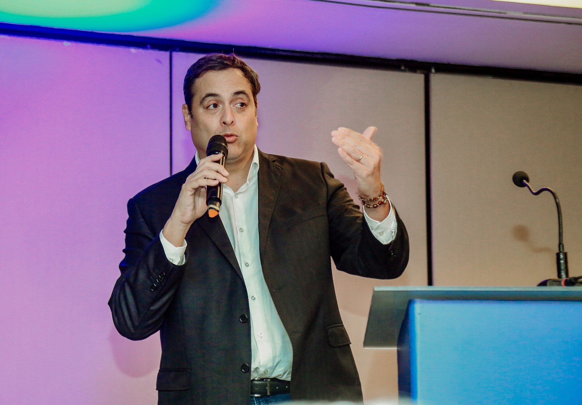 FORTALEZA-CE, BRASIL, 24-04-2023: Jantar no LIDE com o presidente do Banco do Nordeste do Brasil, Paulo Câmara. (Foto: João Filho Tavares/O Povo)  (Foto: João Filho Tavares)