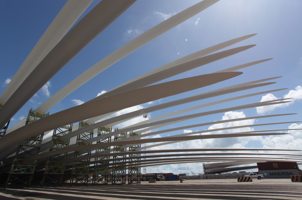 Complexo do Pecém também possui fábrica que produz pás eólicas.