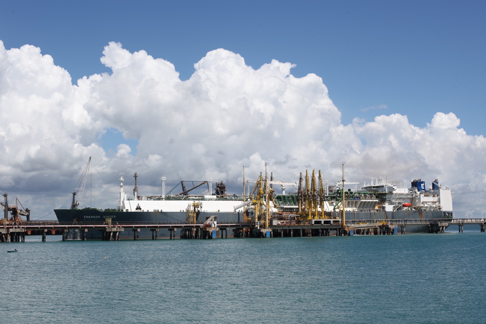 ￼Píer 2, no Porto do Pecém, passará por obras para abrigar hidrogênio e amônia verdes (Foto: FÁBIO LIMA)
