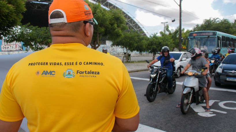 Foto de apoio ilustrativo: Além da rua Paula Ney, outras cinco vias estão recebendo nova sinalização em Fortaleza