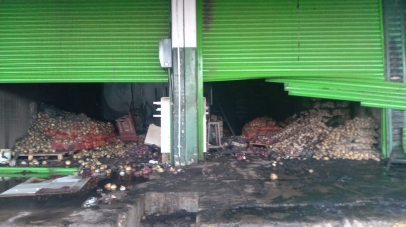 Inc&ecirc;ndio causou apenas danos materiais