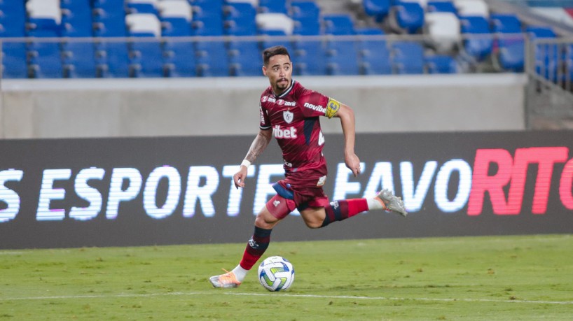 Ala Yago Pikachu no jogo Águia de Marabá x Fortaleza, no Mangueirão, pela Copa do Brasil 2023