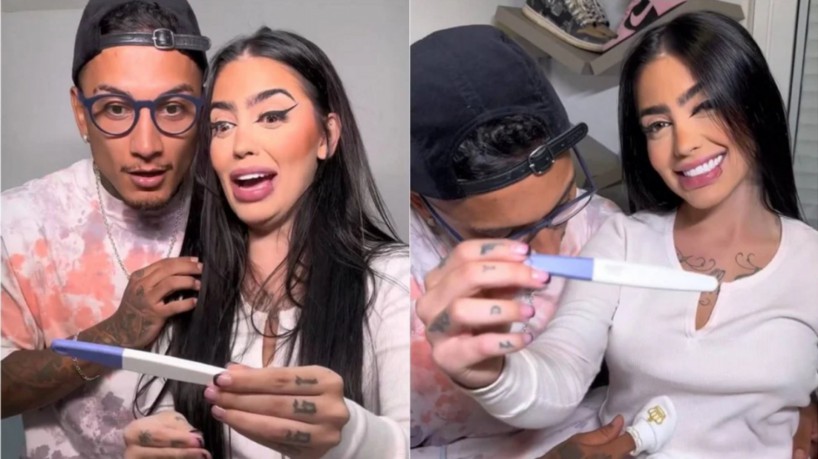 MC Mirella e Dynho Alves anunciam gravidez do primeiro filho do casal