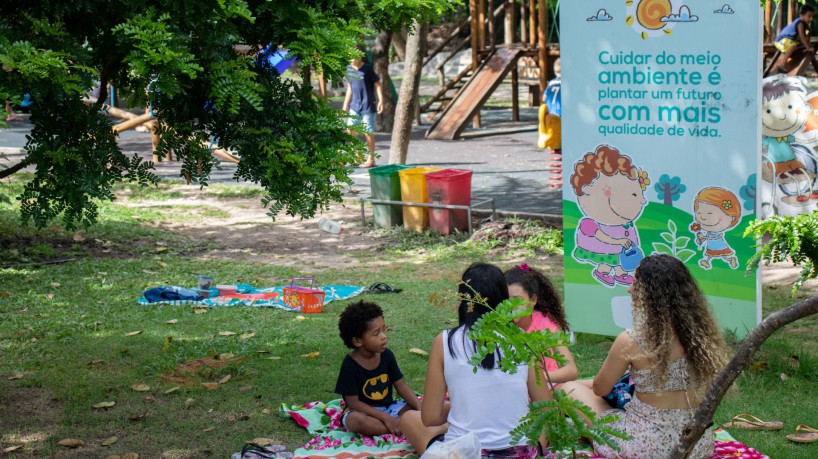 FORTALEZA, CEARÁ, BRASIL, 14-05-2023: Movimentação do Dia das Mães pela manhã no Parque do Cocó. (Foto: Samuel Setubal)