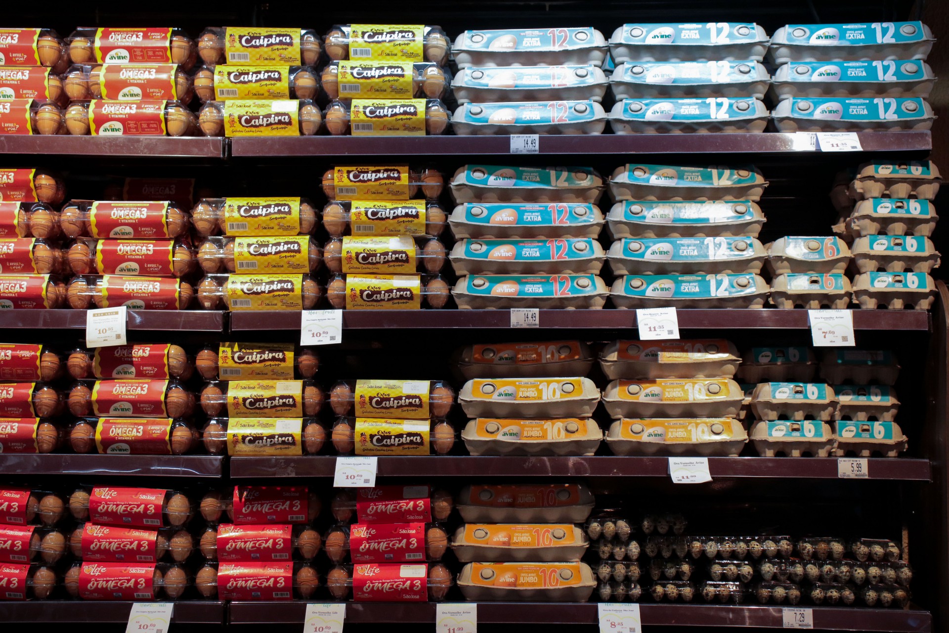 ￼OVOS, mel e leite fluido pasteurizado ou ultrapasteurizado entram no decreto (Foto: Samuel Setubal/O POVO)