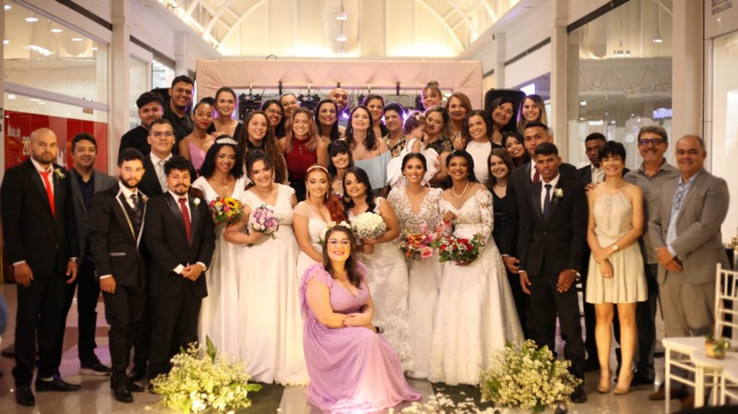 Cerimônia está inserida no projeto "O Amor está no Cariri - Casamento coletivo"            