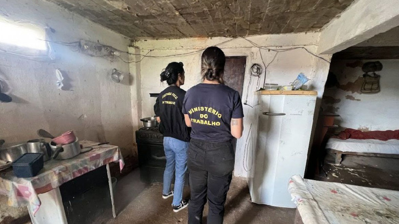 Bom Jardim de MInas (MG) 05.03.2023 - Operação resgata três trabalhadores em condições análogas à escravidãono Sítio Serra Verde, em Bom Jardim de Minas (MG). Foto: Minstério do Trabalho/Divulgação