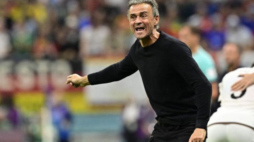 Luis Enrique, ex-treinador do Barcelona, comandou a seleção espanhola na Copa do Mundo do Catar