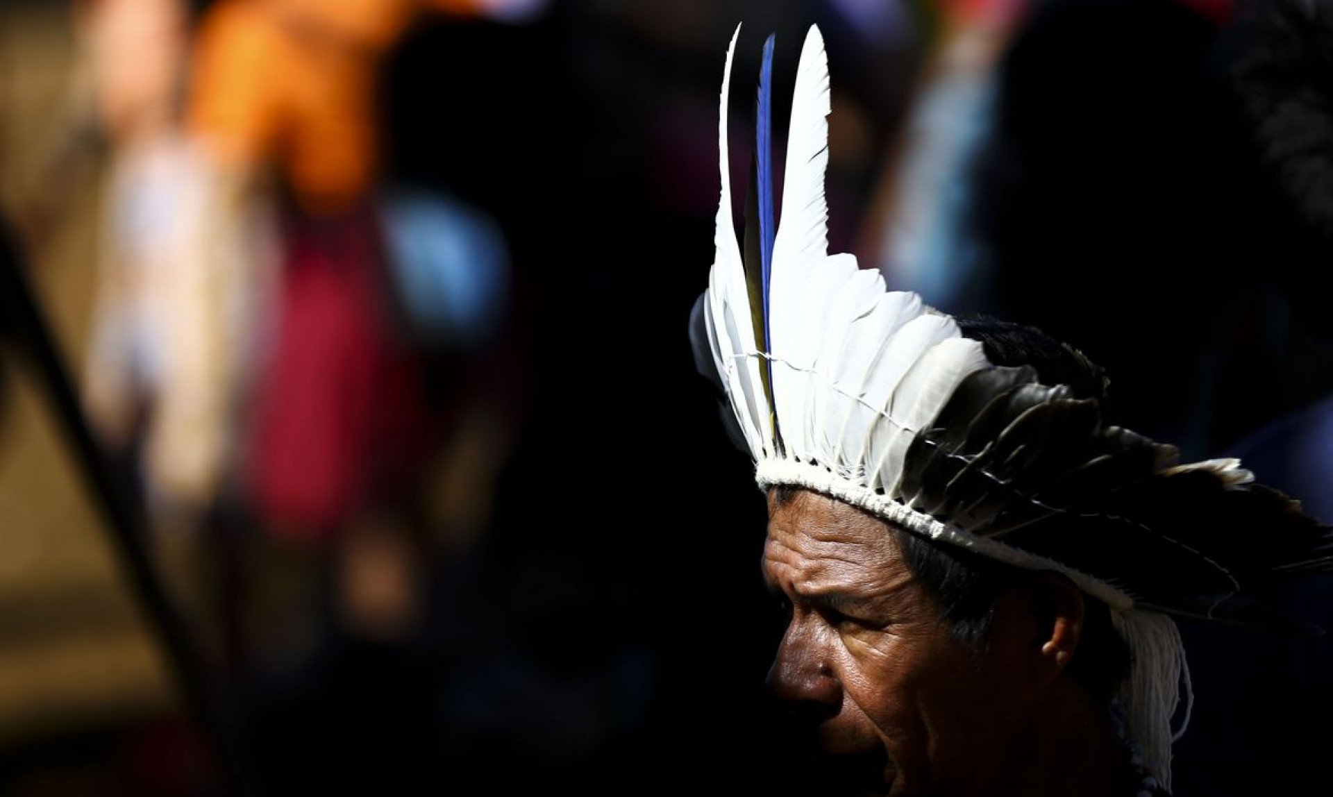 Povos indígenas reagem contra marco temporal (Foto: Marcelo Camargo/Agência Brasil)