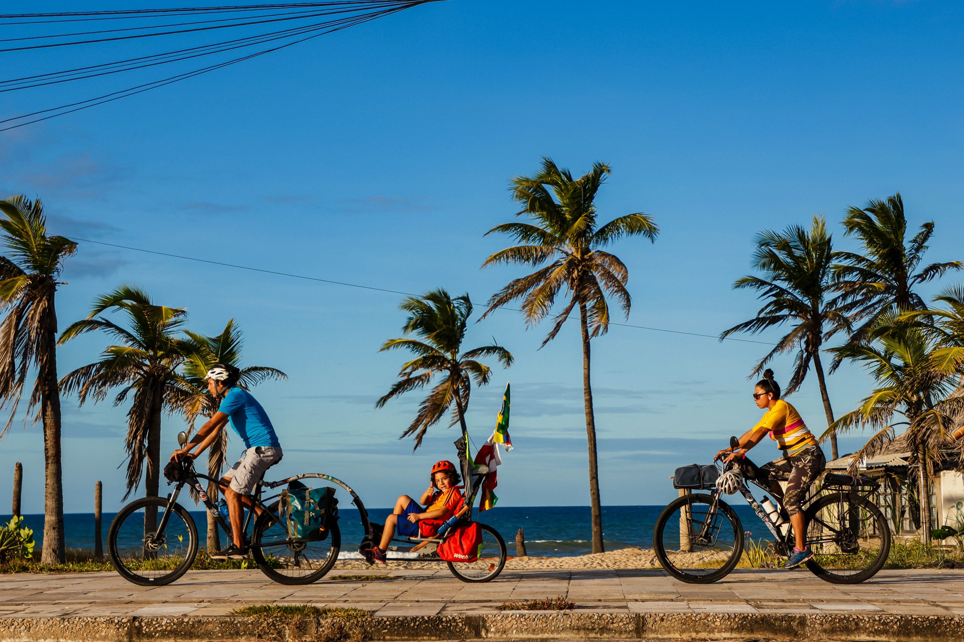 A fam&iacute;lia iniciou a viagem em 2018, quando Karim tinha um ano e quatro meses de idade