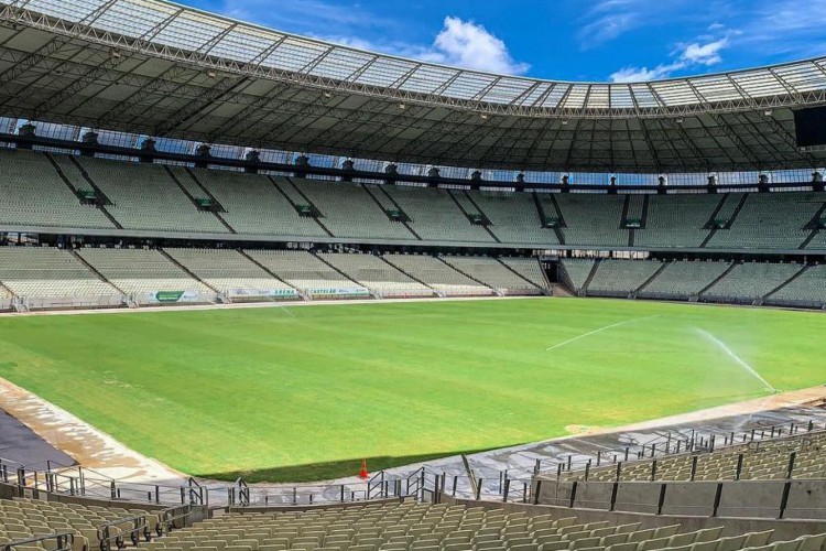 A Arena Castelão terá o estacionamento reduzido nos próximos jogos de Fortaleza e Ceará 