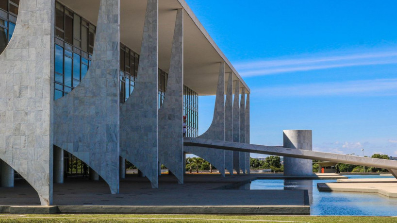 Brasília - 22.05.2023 - Foto da Fachada do Palácio do Planalto em Brasília. Foto: Antônio Cruz/ Agência Brasil




