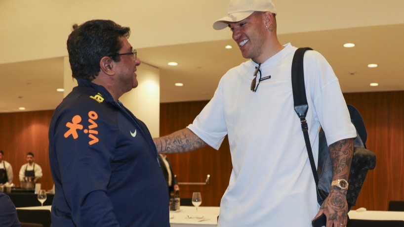 Treinos da seleção brasileira em Barcelona para amistosos