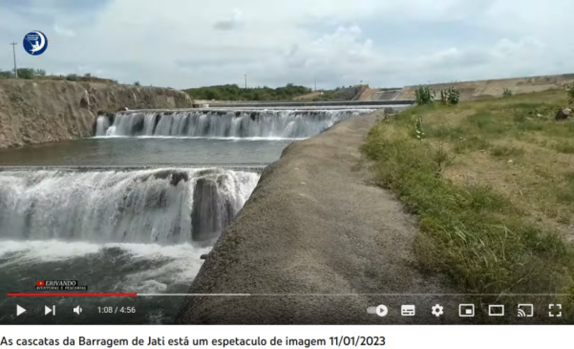 Em janeiro de 2023, no início do terceiro mandato de Lula, havia água nas cascatas da Barragem de Jati