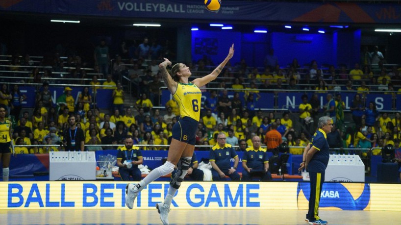 Sele&ccedil;&atilde;o brasileira feminina vence Coreia do Sul na Liga das Na&ccedil;&otilde;es em retorno de Thaisa ao v&ocirc;lei