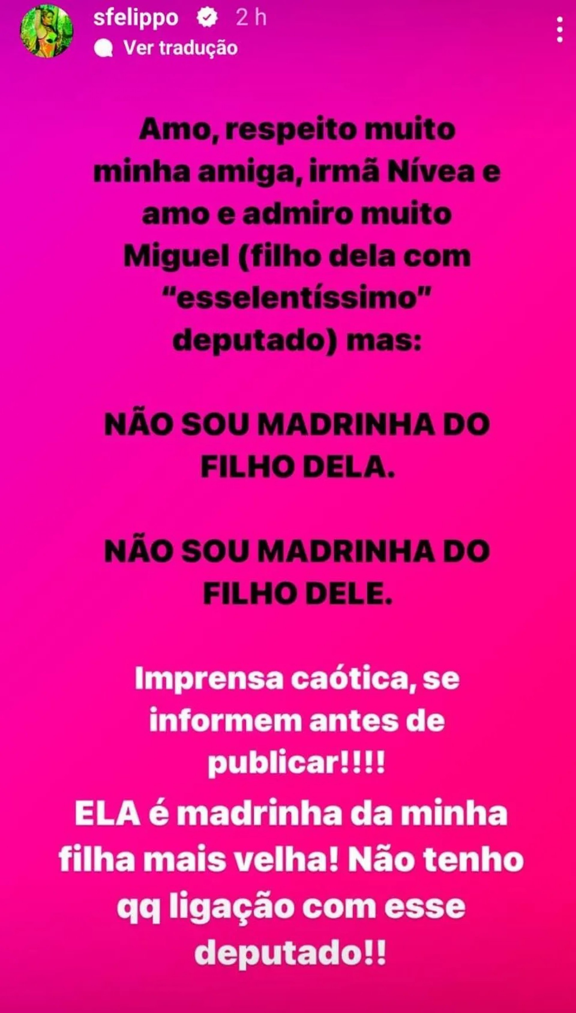 Samara se pronuncia nas redes sociais após troca de farpas com Mario Frias