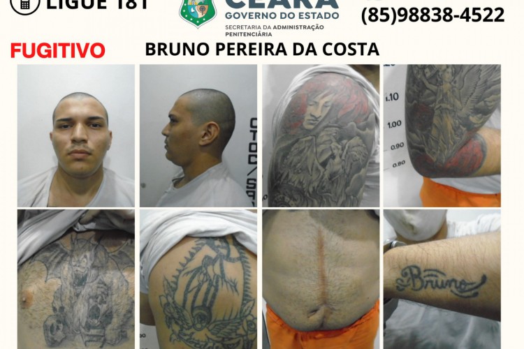 Bruno Pereira da Costa, fugitivo da UPPOO II