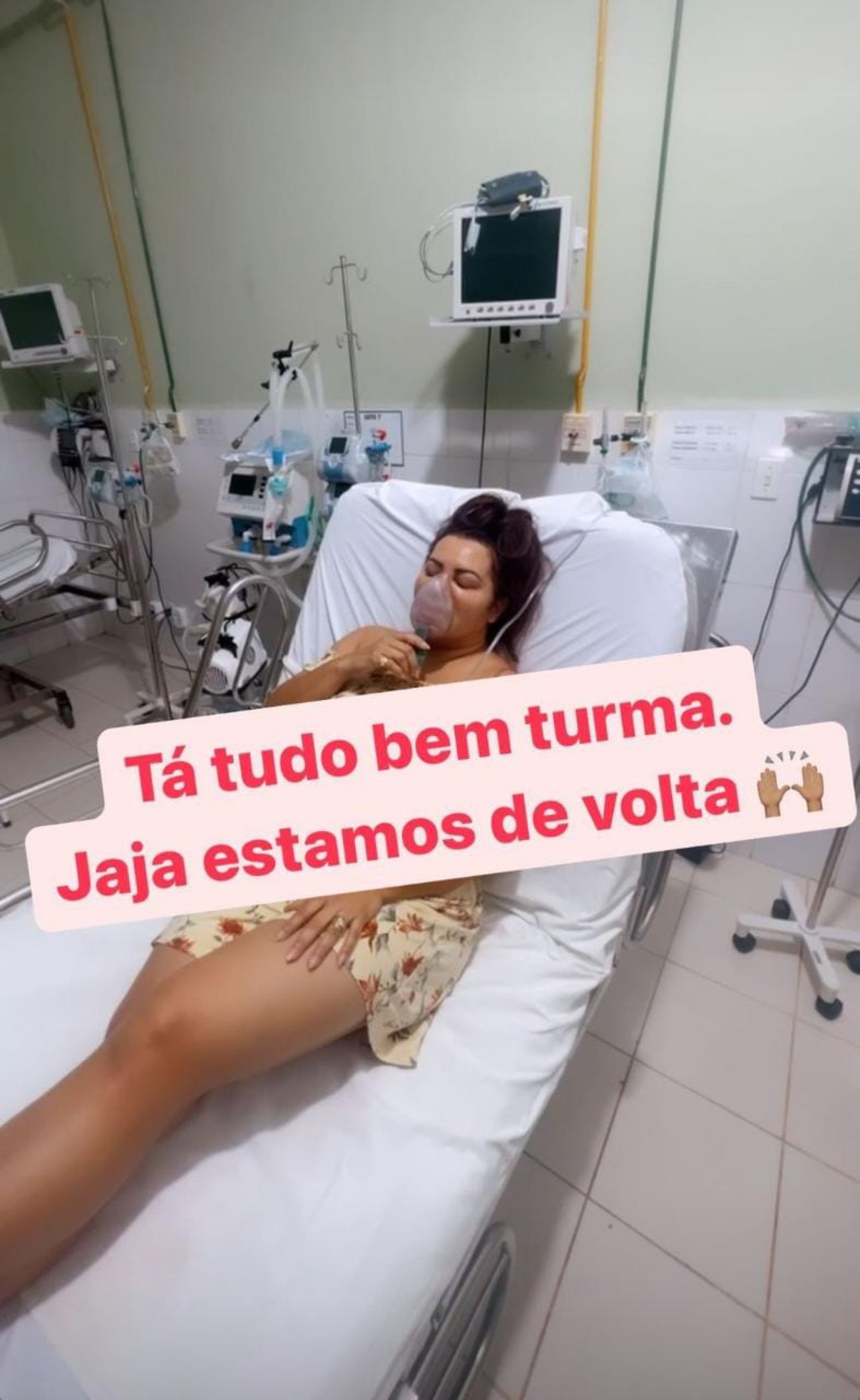 Márcia Felippe cancelou shows na Bahia; cantora de forró compartilhou foto em cama de hospital