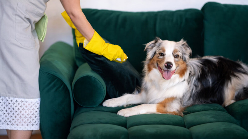 Os pelos podem provocar ácaros que, somados à sujeira habitual da casa, aumentam a possibilidade de crises alérgicas (Imagem: EkaterinaSid | Shutterstock)