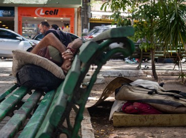 … buscado principalmente por populações em situação de rua.