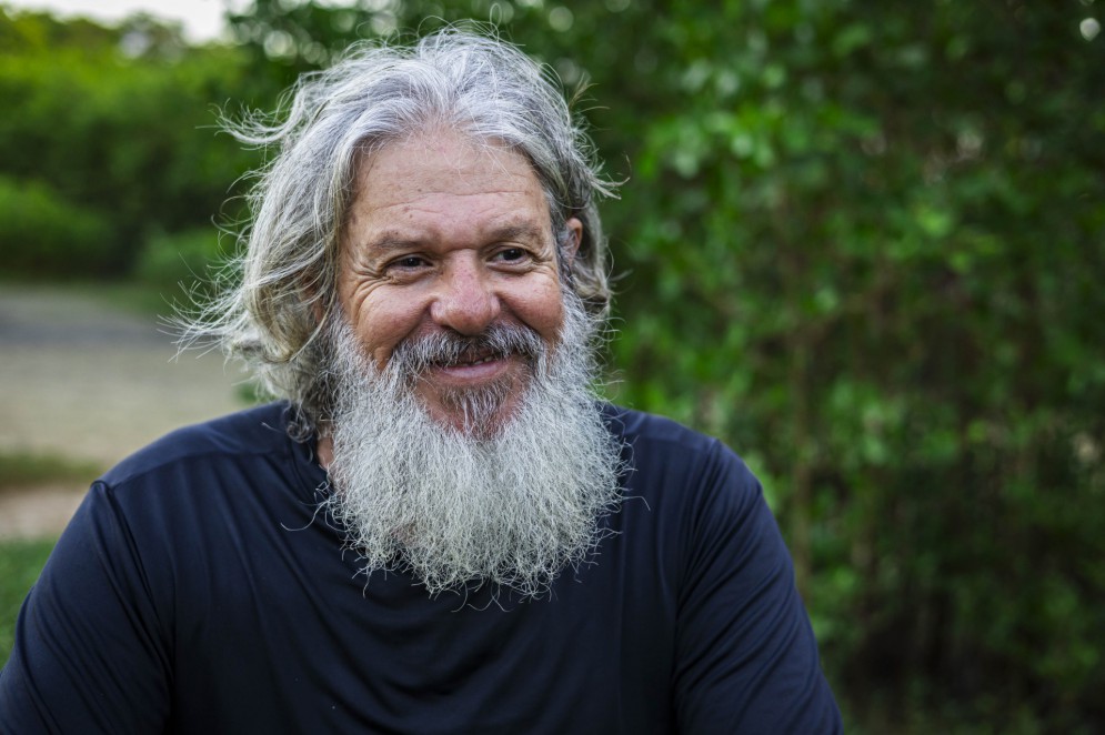 O trabalho com crian&ccedil;as, com aulas de campo, &eacute; um dos orgulhos de Rusty