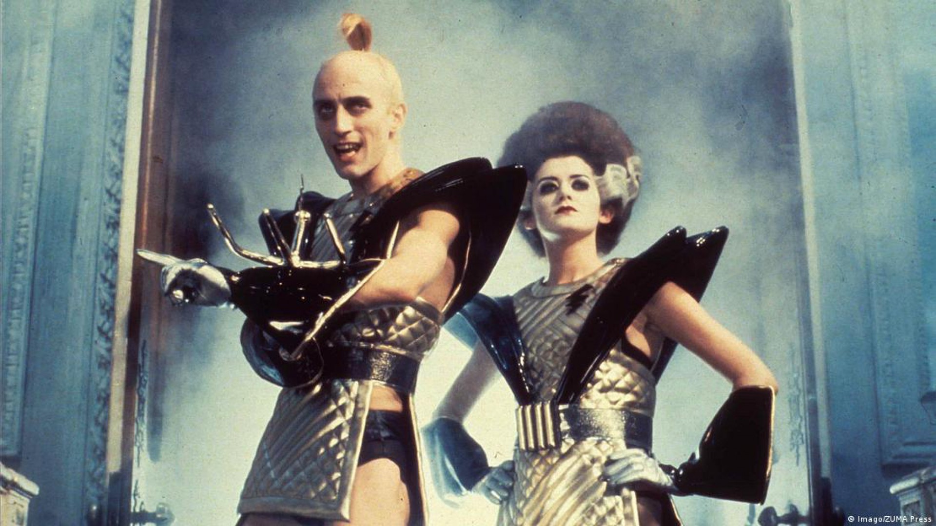 Fluidez de gêneros: mordomo Riff Raff e criada Magenta