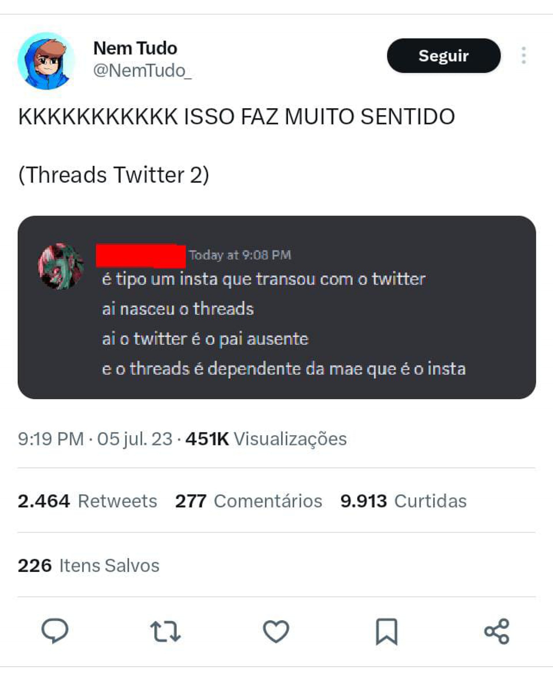 Lançamento do Threads gera memes no Twitter; confira os melhores - Famosos