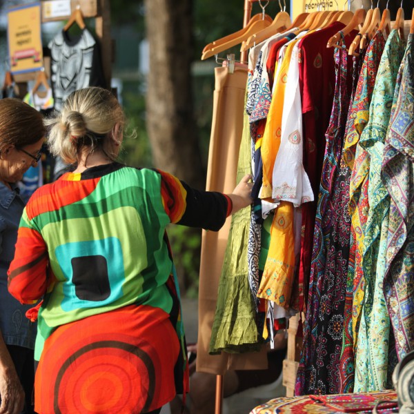 FORTALEZA, CEARÁ, BRASIL, 08-07-2023: Auê Feira Criativa e a Secretaria Municipal do Desenvolvimento Econômico.