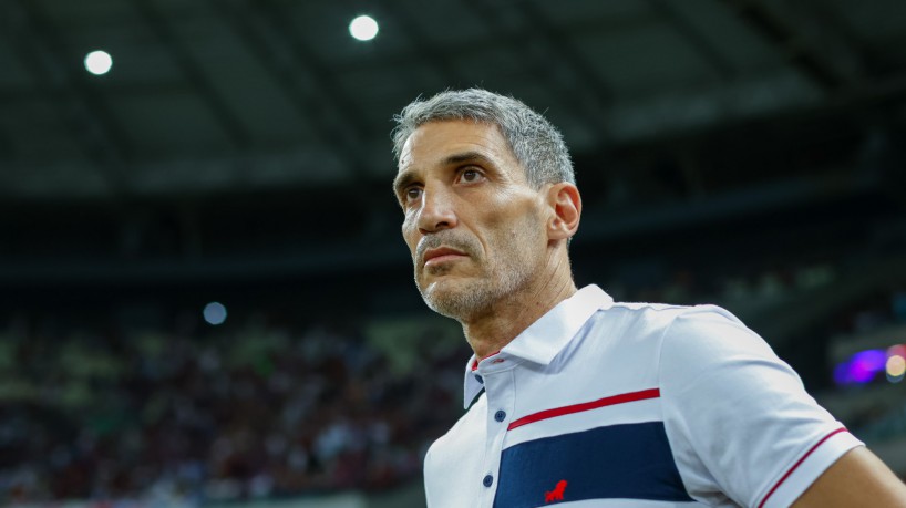 FORTALEZA-CE, BRASIL, 09-07-2023: Juan Pablo Vojvoda. Fortaleza x Athletico Pr. Arena Castelão. Campeonato Brasileiro serie A.  (Foto: Aurelio Alves/O Povo)