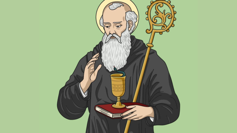 Aprenda orações de São Bento às quais recorrer em momentos de necessidade (Imagem: Vector | Shutterstock)