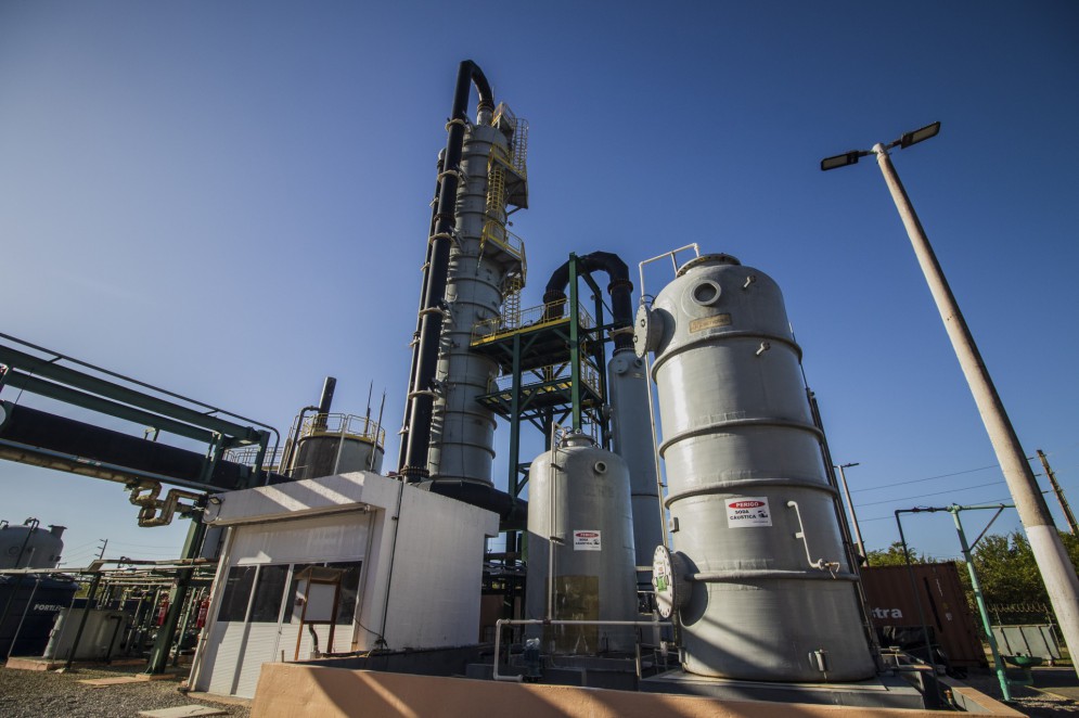 FORTALEZA, CEARÁ, BRASIL, 12.07.2023: Visita à usina GNR de produção de biometano. (Foto: Fernanda Barros/ O Povo)