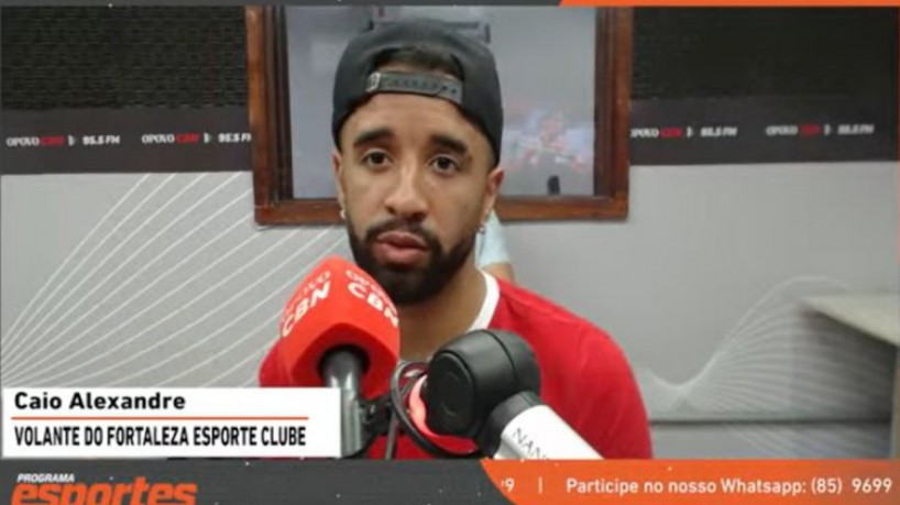 Caio Alexandre participa de entrevista no Esportes do POVO, na Rádio O POVO CBN