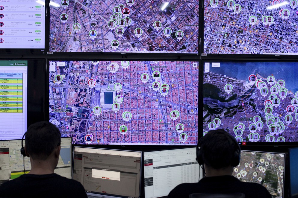 FORTALEZA, CEARÁ, BRASIL, 14.07.2023:Medidas Protetivas, tornozeleira eletrônica. Secretaria da Administração Penitenciária do Estado (SAP)
