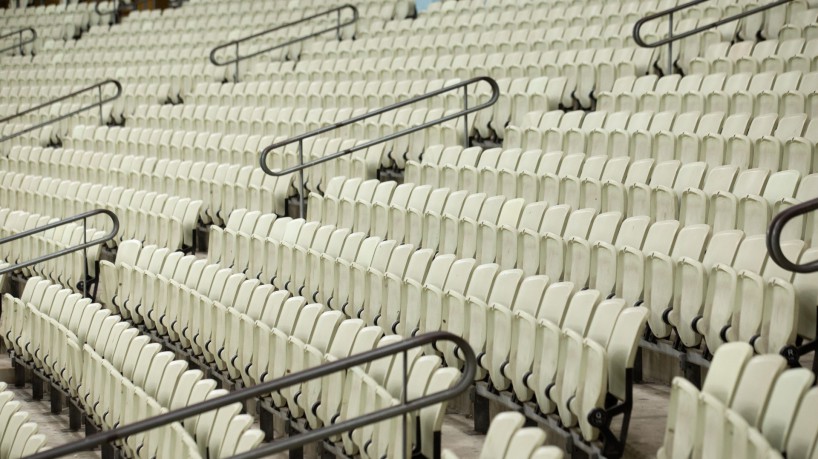 FORTALEZA, CEARA, BRASIL, 31.10.22: Arquibancadas em torcedores. Ceará x Fluminense, Campeonato Brasileiro, Arena Castelão, jogo sem torcida por conta suspensão. (Aurelio Alves/ O POVO)