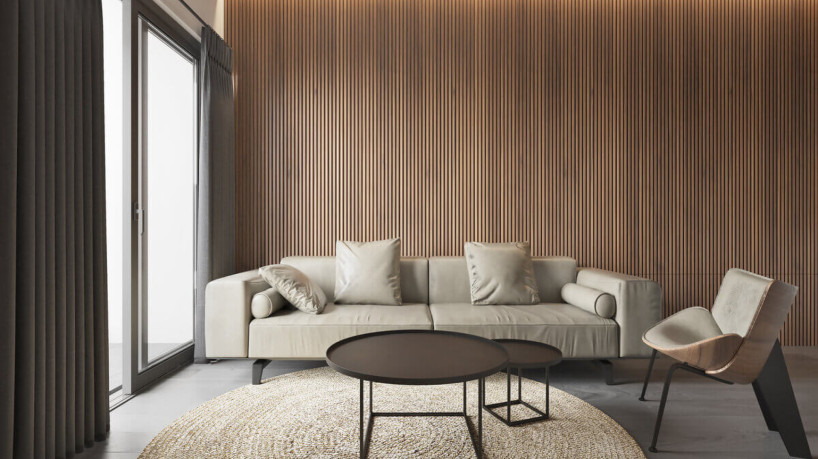 Painel ripado torna os ambientes mais elegantes e modernos (Imagem: Polnon Prapanon |  Shutterstock)