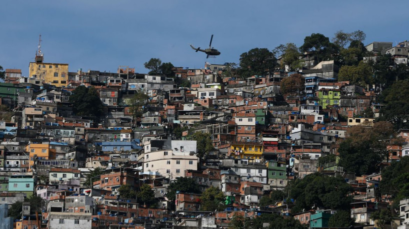 Rio de Janeiro - Operação de segurança contra confrontos entre traficantes na favela da Rocinha. (Foto:  Fernando Frazão/Agênci Brasil)