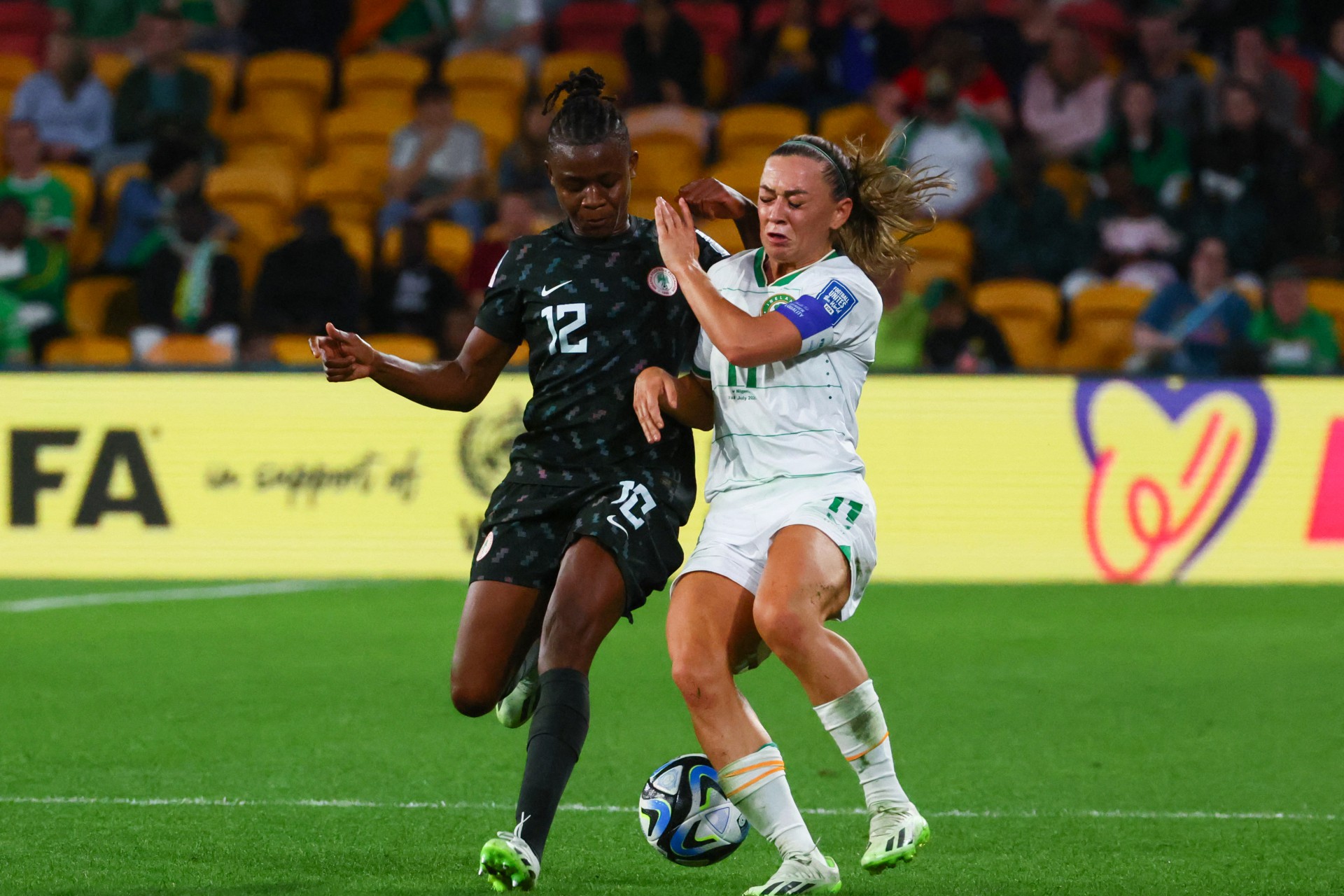 Irlanda e Nig&eacute;ria empataram sem gols em partida pela fase de grupos da Copa feminina