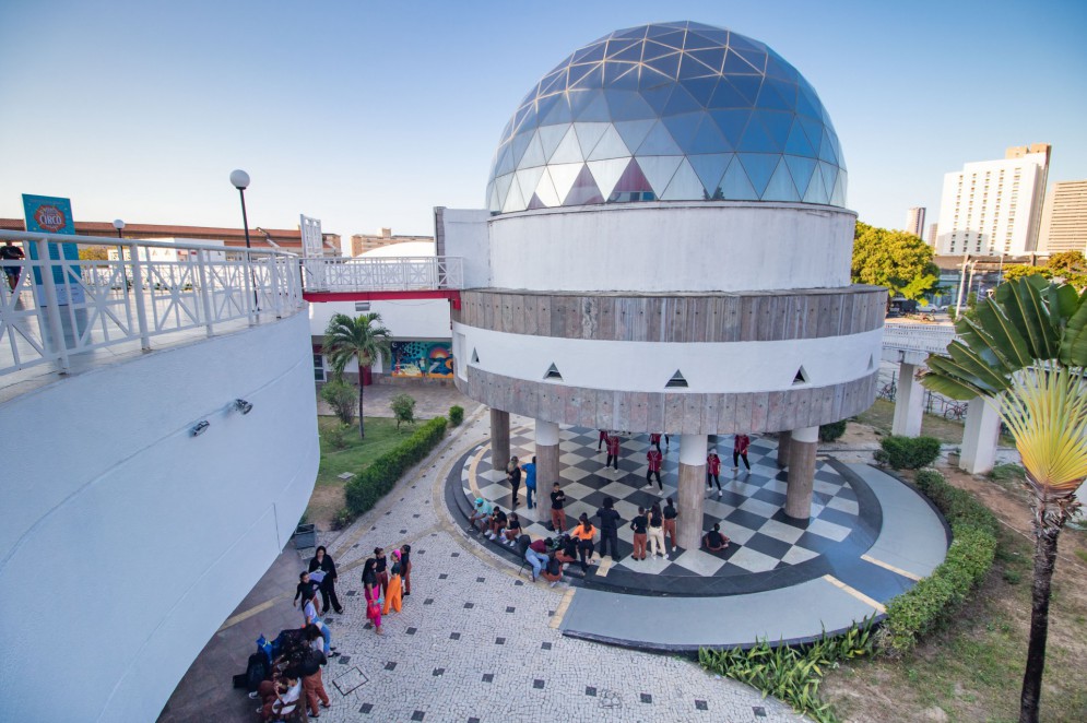 Planetário Rubens de Azevedo, no Centro Dragão do Mar de Arte e Cultura (CDMac)(Foto: Samuel Setubal)