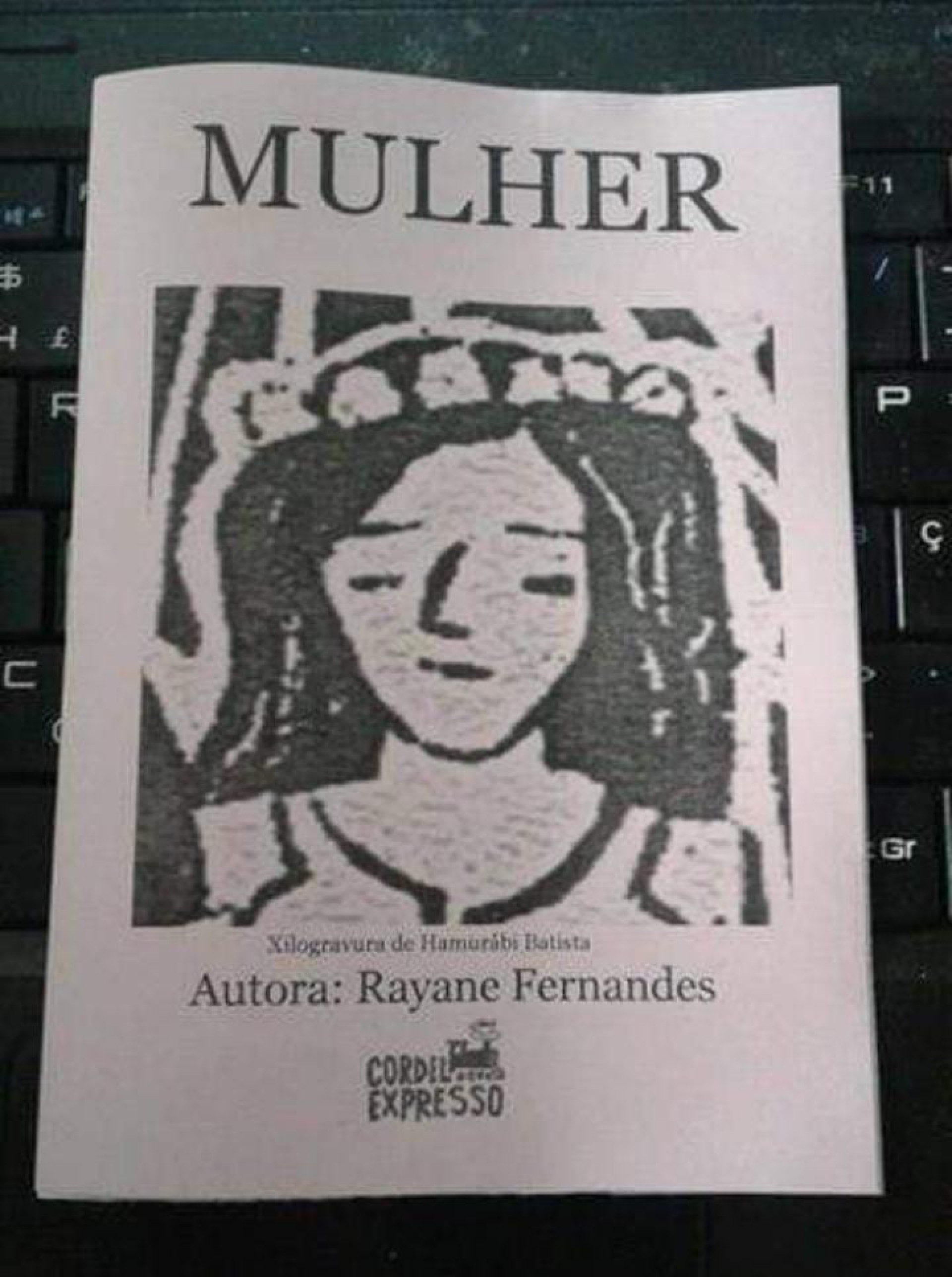 Cordel de autoria de Rayane Fernandes