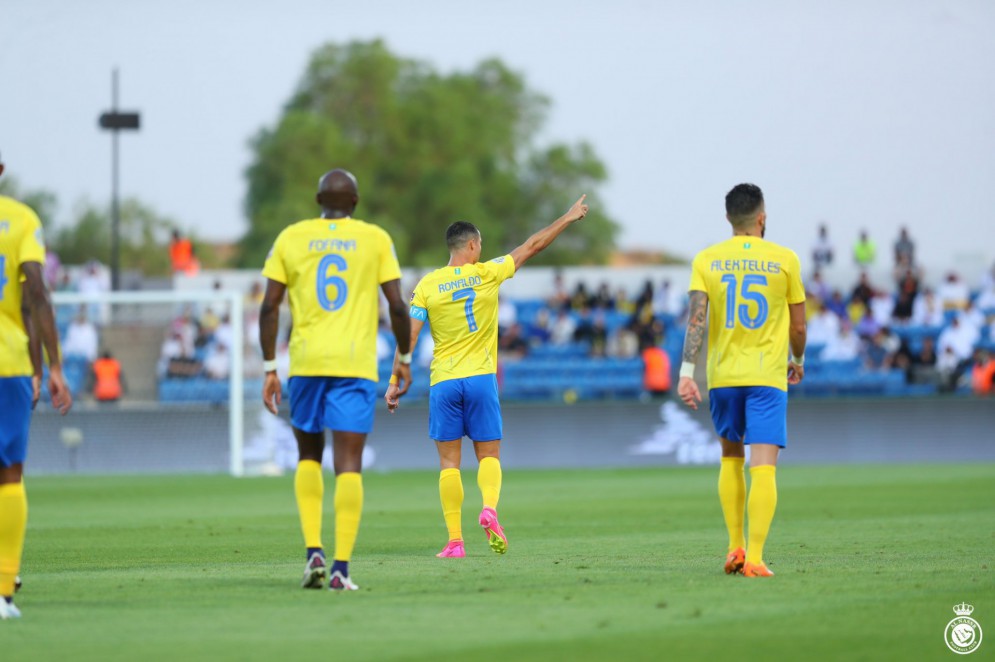 Cristiano Ronaldo comemora gol pelo Al Nassr