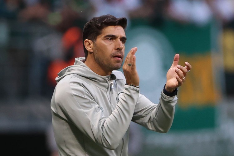 Técnico Abel Ferreira no jogo Palmeiras x Fortaleza, no Allianz Parque, pelo Campeonato Brasileiro Série A 2023
