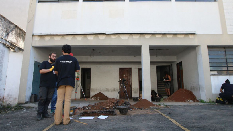 Escavações no DOI-Codi em São Paulo