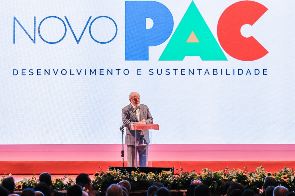 Presidente da Rep&uacute;blica, Luiz In&aacute;cio Lula da Silva, durante a cerim&ocirc;nia de lan&ccedil;amento do Novo Programa de Acelera&ccedil;&atilde;o do Crescimento (PAC), no Theatro Municipal. Rio de Janeiro - RJ.