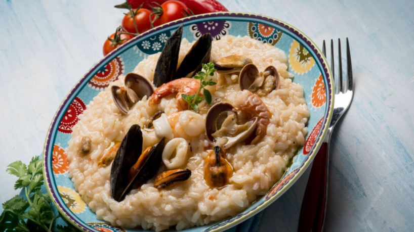 Risoto de frutos do mar (Imagem: marco mayer | ShutterStock) 