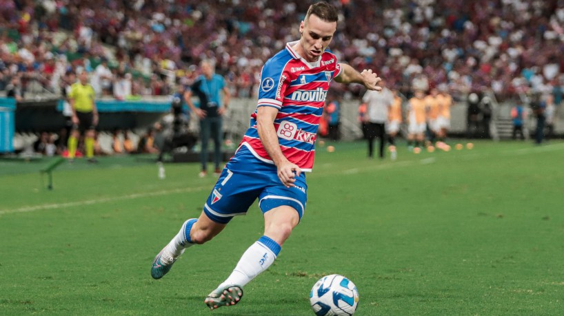 Meia Pochettino no jogo Fortaleza x Libertad, na Arena Castelão, pela Copa Sul-Americana 2023