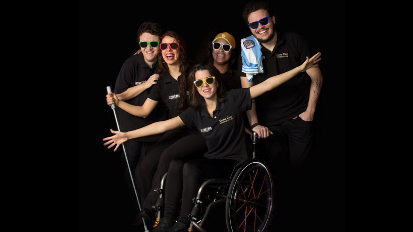 14/08/2023, Peça encenada por cegos explora percepções sensoriais. Foto: Teatro Cego/Divulgação