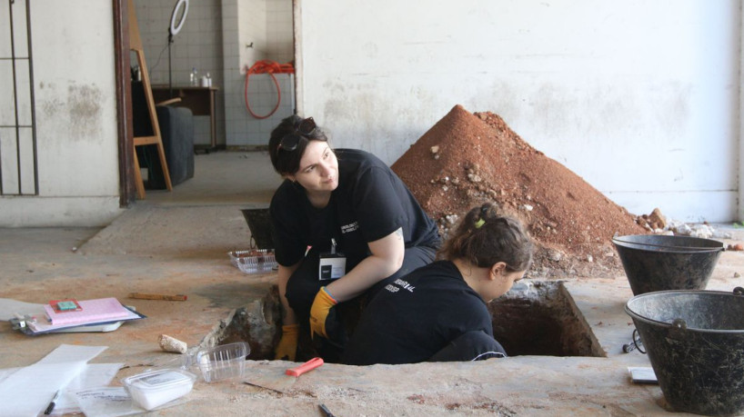 Escavações no DOI-Codi em São Paulo